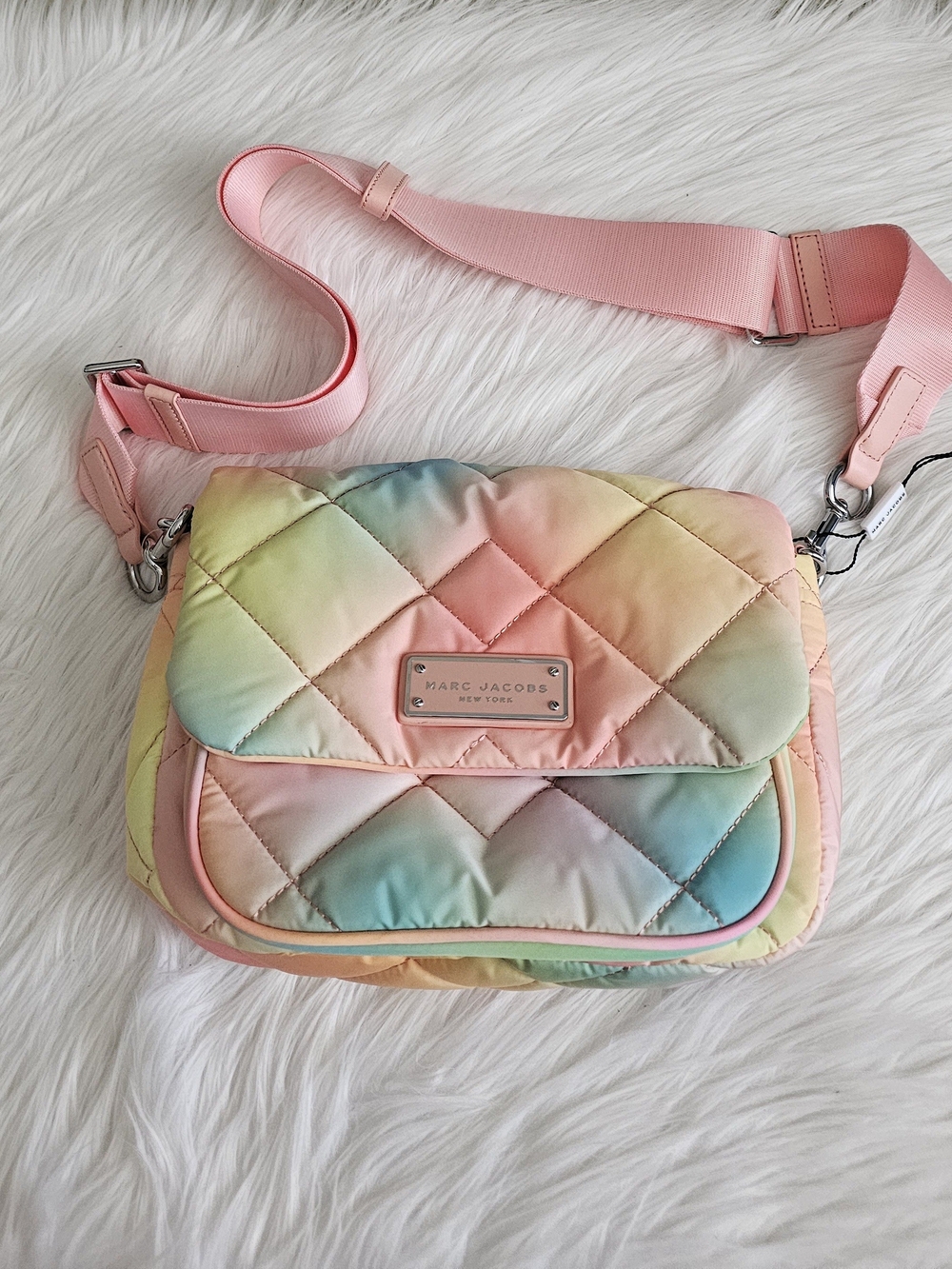 Marc Jacobs Diamond Quilt Utility Messenger Bag